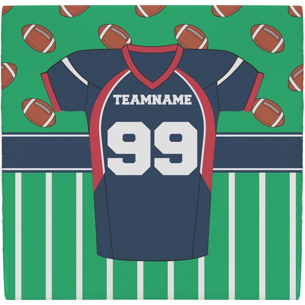 Custom Football Jersey Ceramic Tile Hot Pad (Personalized)