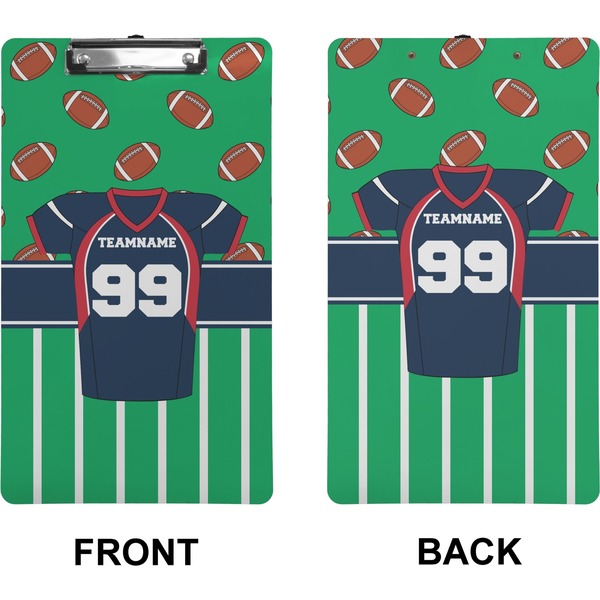 Football Jersey Clipboard (Legal) (Front + Back)