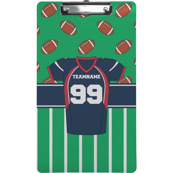 Custom Football Jersey Clipboard (Legal Size) (Personalized)
