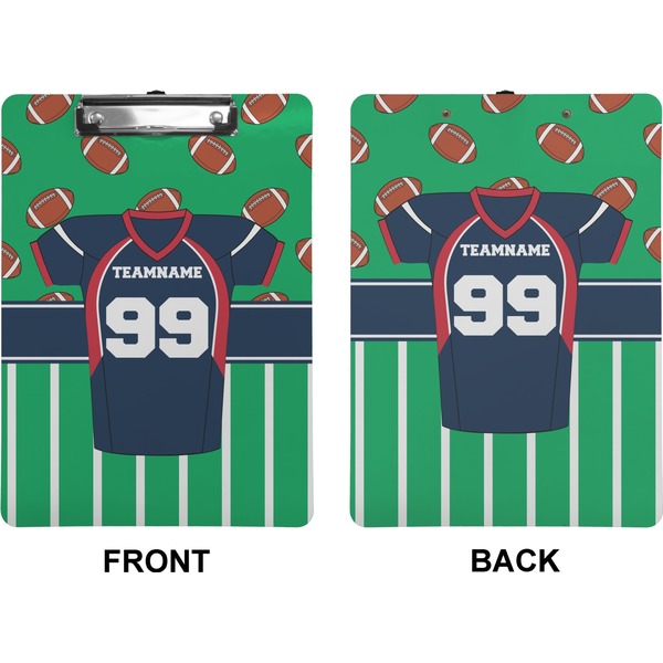 Football Jersey Clipboard (Letter) (Front + Back)