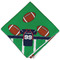 Football Jersey Cloth Dinner Napkin - Single w/ Name and Number