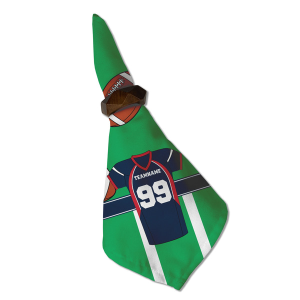 Football Jersey Cloth Napkins - Personalized Dinner (Folded in Ring) (MAIN)