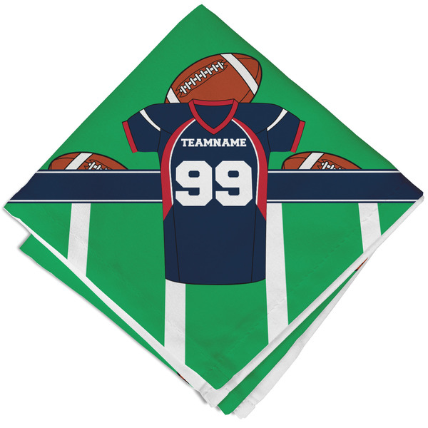 Custom Football Jersey Cloth Napkin w/ Name and Number