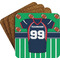 Football Jersey Coaster Set (Personalized)