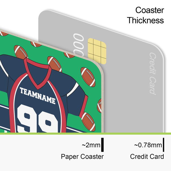 Football Jersey Coaster Thickness
