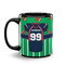 Football Jersey Coffee Mug - 11 oz - Black
