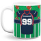 Football Jersey Coffee Mug - 11 oz - Full- White