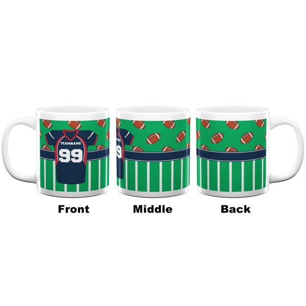 Football Jersey Coffee Mug - 20 oz - White APPROVAL