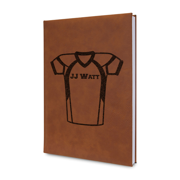 Custom Football Jersey Leatherette Journal - Double Sided (Personalized)