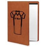 Football Jersey Leatherette Portfolio with Notepad (Personalized)