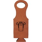 Football Jersey Leatherette Wine Tote (Personalized)