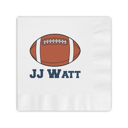 Football Jersey Coined Cocktail Napkins (Personalized)