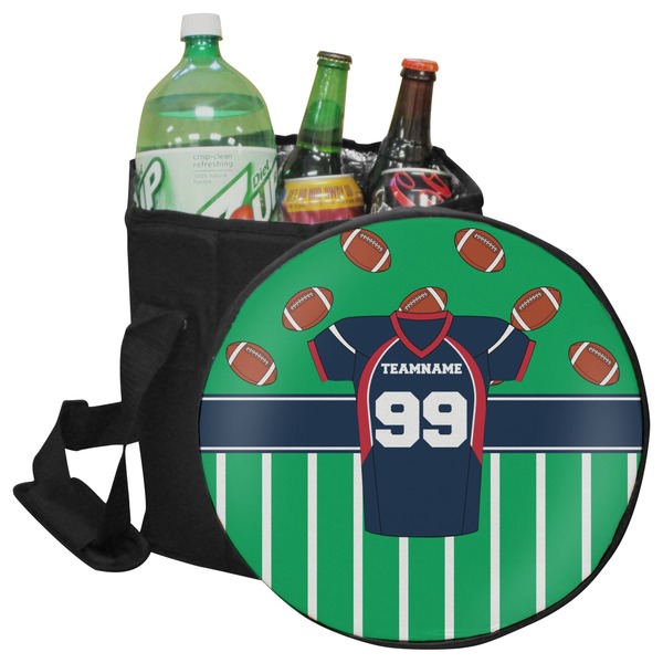 Custom Football Jersey Collapsible Cooler & Seat (Personalized)