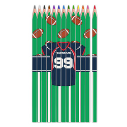Football Jersey Colored Pencils (Personalized)