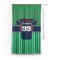 Football Jersey Curtain With Window and Rod