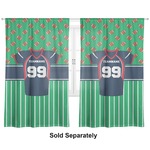 Football Jersey Curtain Panel - Custom Size (Personalized)