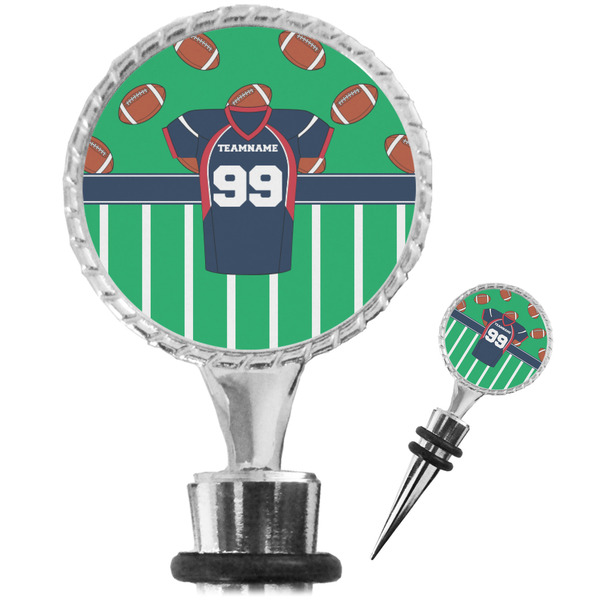 Custom Football Jersey Wine Bottle Stopper (Personalized)