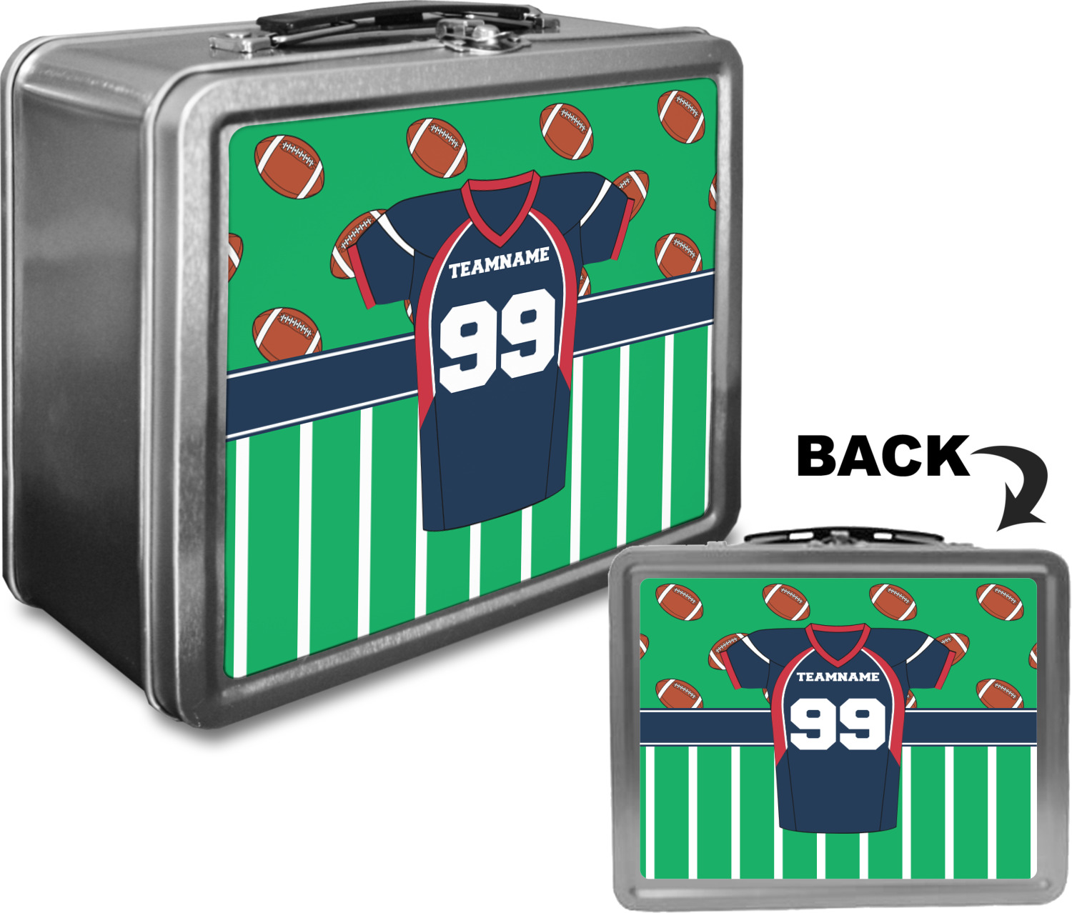 Football Jersey Lunch Box (Personalized) YouCustomizeIt