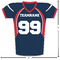 Football Jersey Custom Shape Iron On Patches - L - APPROVAL