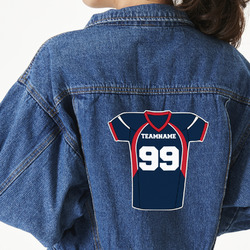 Football Jersey Large Custom Shape Patch - 2XL (Personalized)