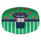 Football Jersey Plastic Platter - Microwave & Oven Safe Composite Polymer (Personalized)