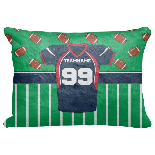 Custom Football Jersey Decorative Baby Pillowcase - 16"x12" (Personalized)