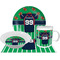 Football Jersey Dinner Set - 4 Pc (Personalized)