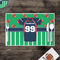 Football Jersey Disposable Paper Placemat - In Context