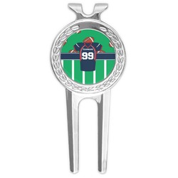 Football Jersey Golf Divot Tool & Ball Marker (Personalized)