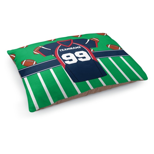 Custom Football Jersey Dog Bed - Medium w/ Name and Number