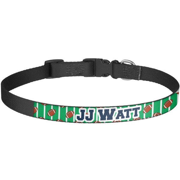 Custom Football Jersey Dog Collar - Large (Personalized)