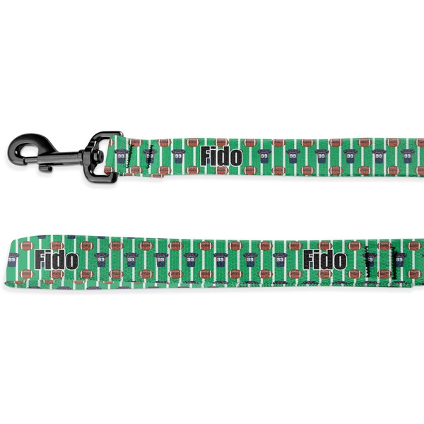 Custom Football Jersey Deluxe Dog Leash - 4 ft (Personalized)