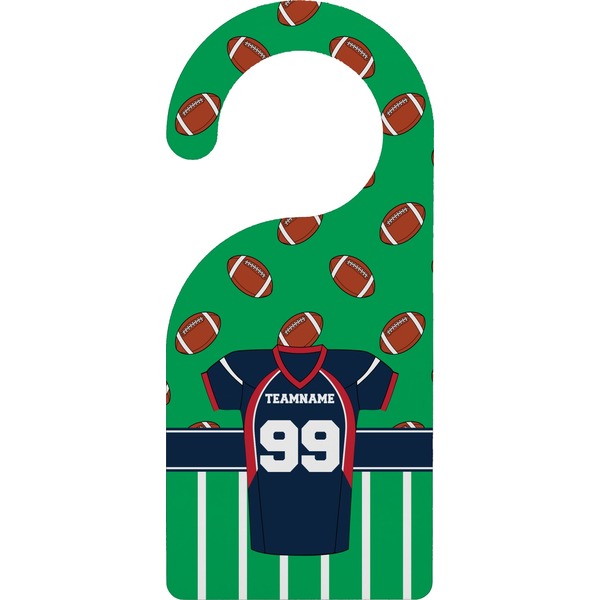 Custom Football Jersey Door Hanger (Personalized)