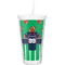 Football Jersey Double Wall Tumbler with Straw (Personalized)