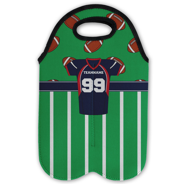 Football Jersey Double Wine Tote - Flat (new)
