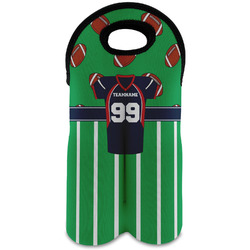 Football Jersey Wine Tote Bag (2 Bottles) (Personalized)