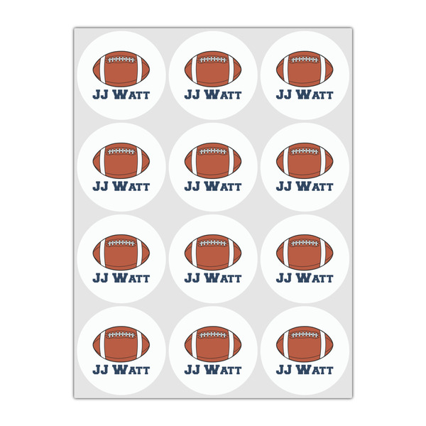 Football Jersey Drink Topper - Small - Set of 12