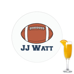 Football Jersey Printed Drink Topper - 2.15" (Personalized)
