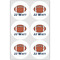 Football Jersey Drink Topper - XLarge - Set of 6