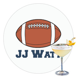 Football Jersey Printed Drink Topper - 3.5" (Personalized)
