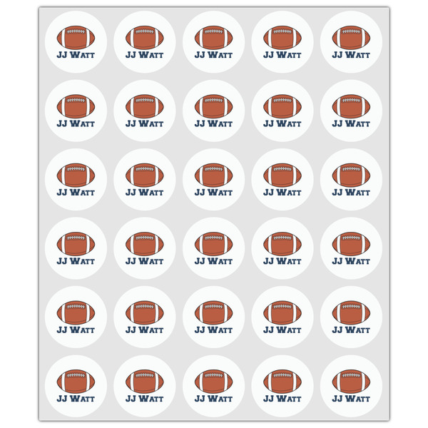 Football Jersey Drink Topper - XSmall - Set of 30