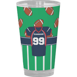Football Jersey Pint Glass - Full Color (Personalized)