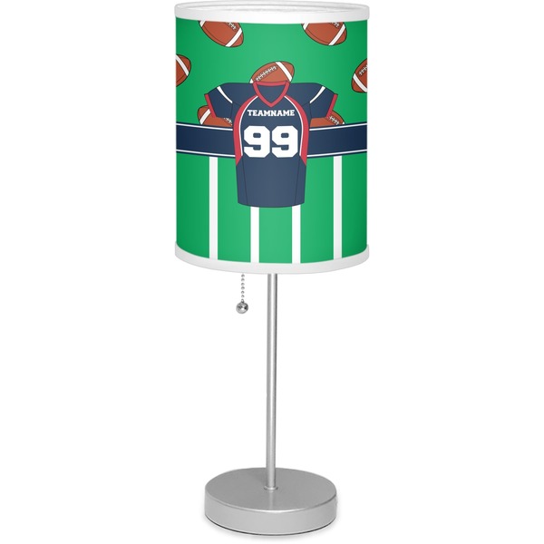 Custom Football Jersey 7" Drum Lamp with Shade (Personalized)