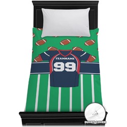 Football Jersey Duvet Cover - Twin (Personalized)