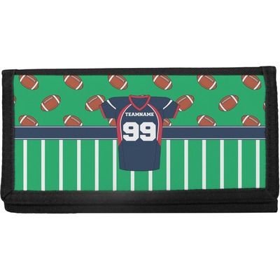 Football Jersey Canvas Checkbook Cover (Personalized)