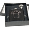 Football Jersey Engraved Black Flask Gift Set