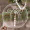Football Jersey Engraved Glass Ornaments - Round-Main Parent