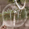 Football Jersey Engraved Glass Ornament (Personalized)
