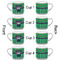Football Jersey Espresso Cup - 6oz (Double Shot Set of 4) APPROVAL