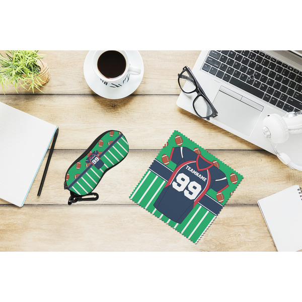 Football Jersey Eyeglass Case and Cloth Set - LIFESTYLE